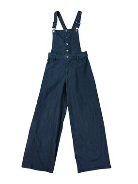 Woman’s Universal Thread black denim jean overalls size 4,